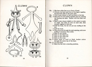 Nutshell Toy Making Clown pattern 1