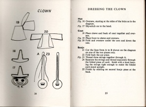 Nutshell Toy Making Clown pattern 4
