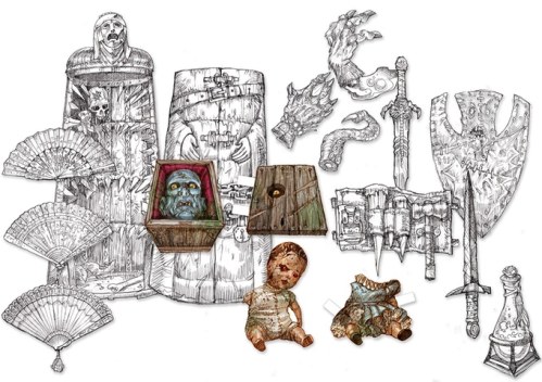 monster book of paperdolls accessories